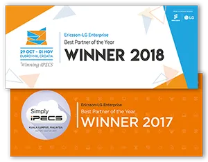 Ericsson-LG Best Partner 2017 and 2018 Awards