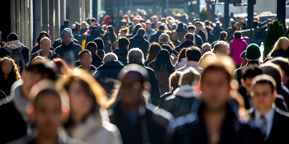 sowifi-demographic-targetting Lots of people walking down a street